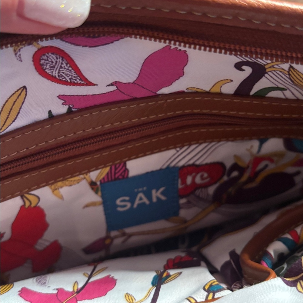 The Sak Tan and Brown Crossbody Bag - Picture 11 of 14